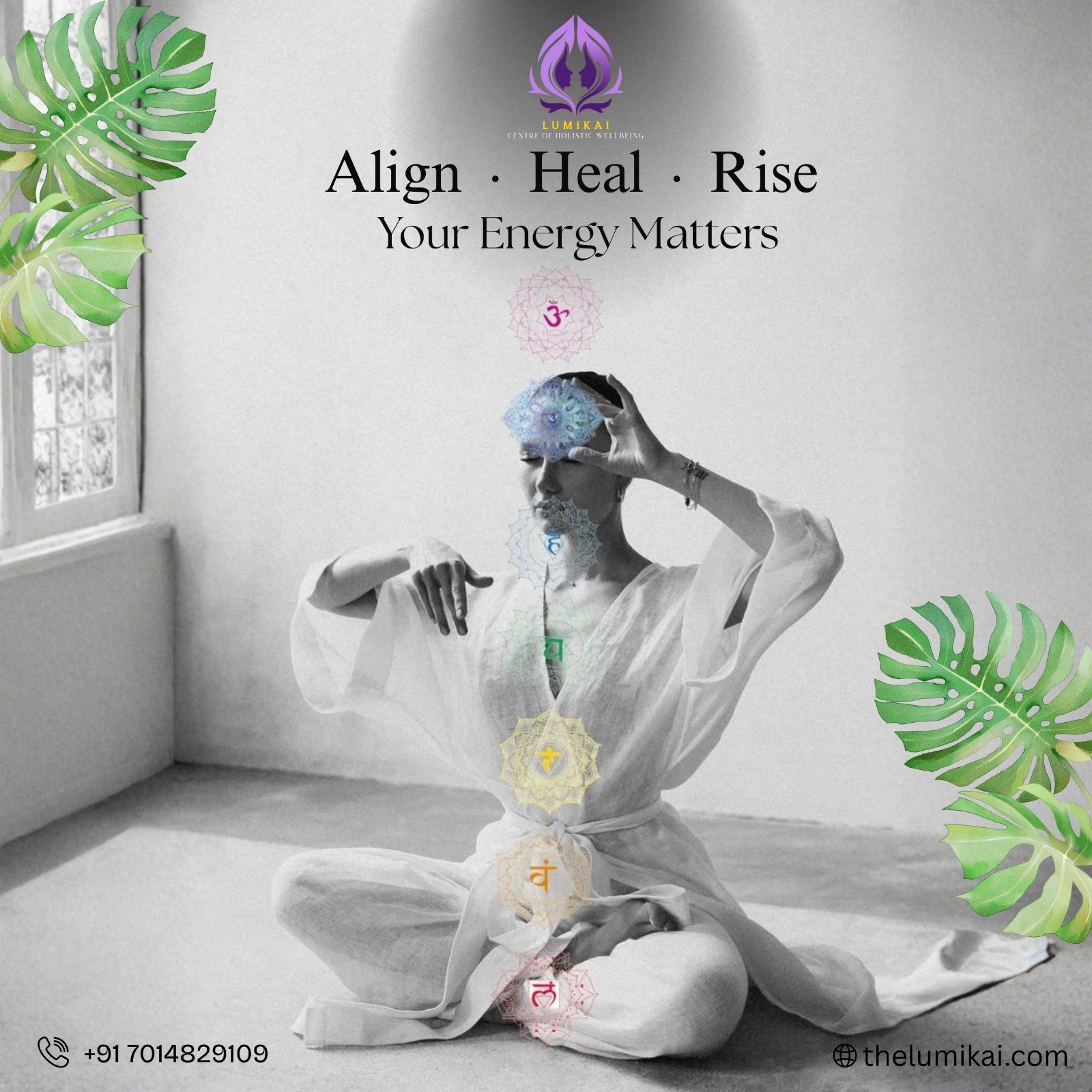 Chakra healing meditation at Lumikai Jaipur